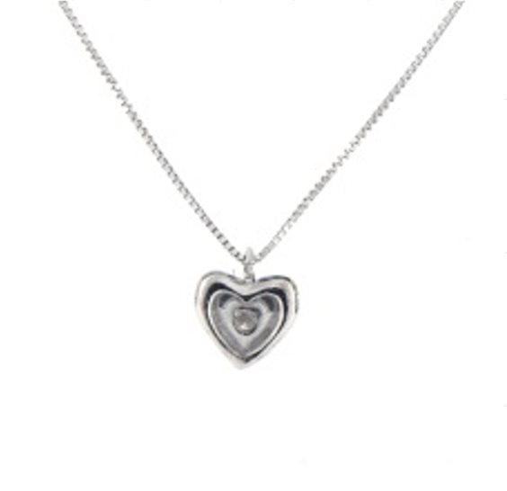 Collana Gazzola Donna in Oro bianco Diamante 0.04 Ct C0719-0,04 - C0719-0,04